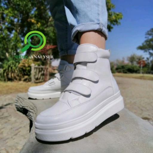 کتونی لژ5 سانت سه چسب دخترانه زنانه
