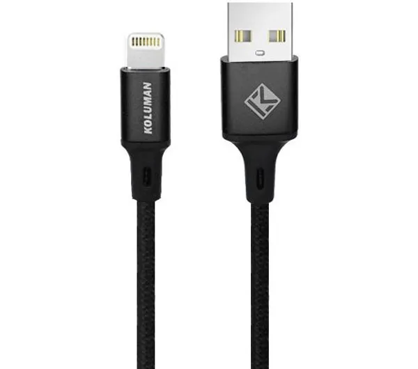 کابل تبدیل USB به Lightining کلومن مدل KD-61 طول 1 متر