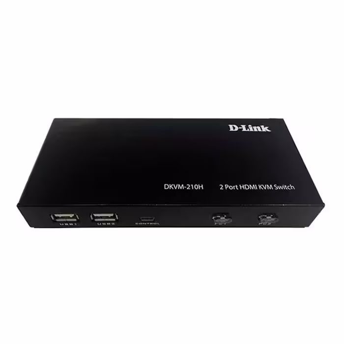 قیمت و خرید سوییچ 2 پورت KVM دی لینک مدل DKVM-210H | یاس ارتباط