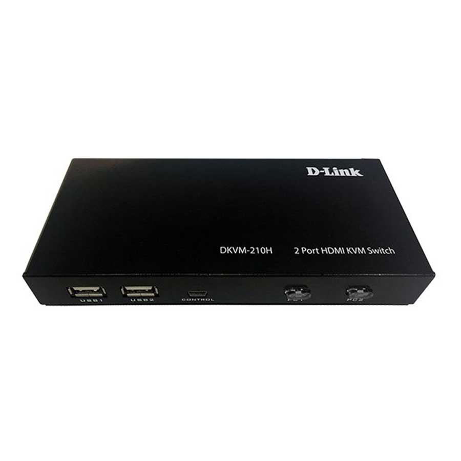 قیمت و خرید سوییچ 2 پورت KVM دی لینک مدل DKVM-210H | یاس ارتباط