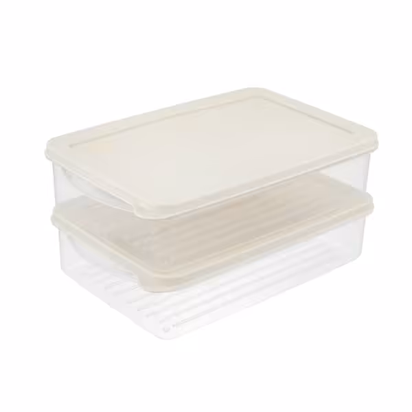 ست ظرف فریزری نسترن دو عددی لیمون