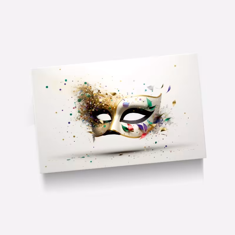 استیکر(برچسب) کارت عابر بانک-طرح MASK(صورتک)-کد817-سفارشی