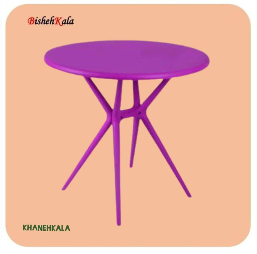 میز دایره باغی و ویلایی تیکا