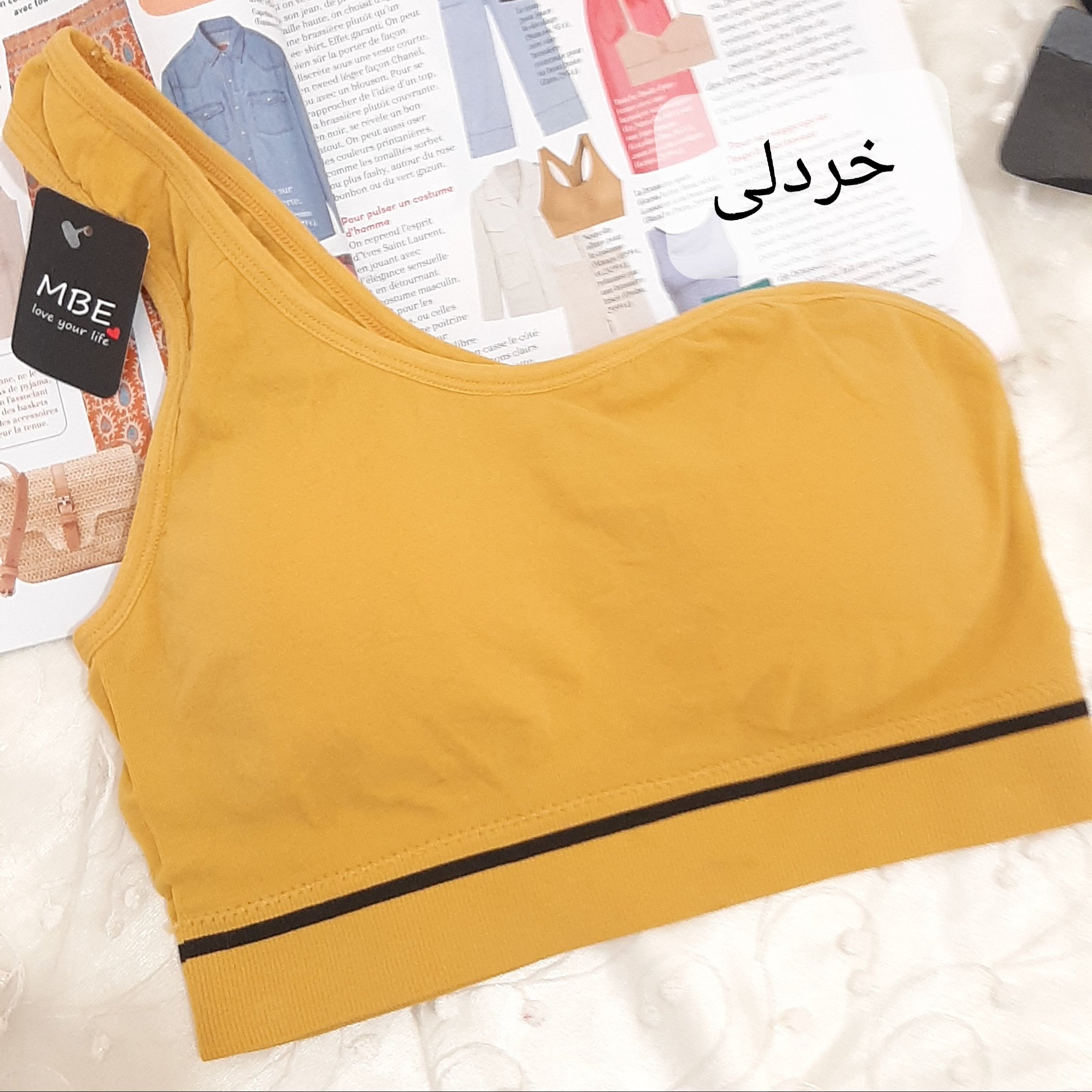 نیمتنه  یکطرفه کاپ متحرک کشسانی عالی مناسب ورزش و استفاده روزانه