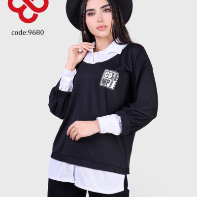 بلوز زنانه کرپ کش 1024