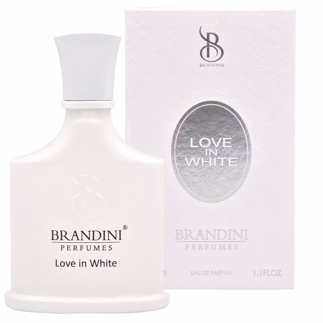 عطر جیبی زنانه برندینی لاو این وایت Love In White حجم 33 میل