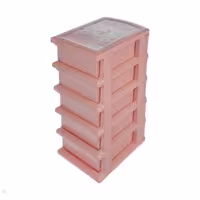 فایل 5 طبقه طرحدار رز گلد سایز  A4 - پلاسکو الماس