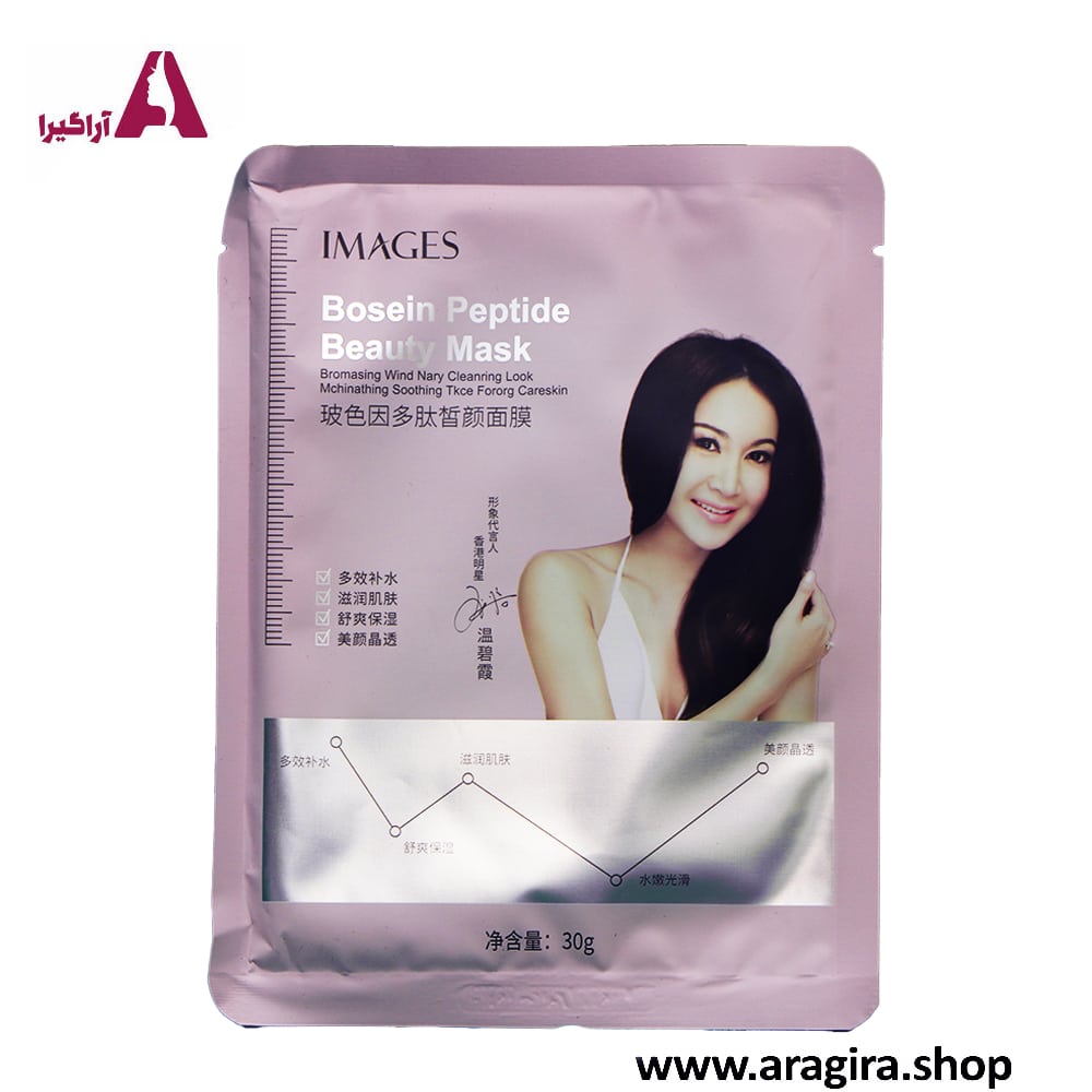 ماسک ورقه‌ای ضد چروک پپتید ایمیجز 30gr