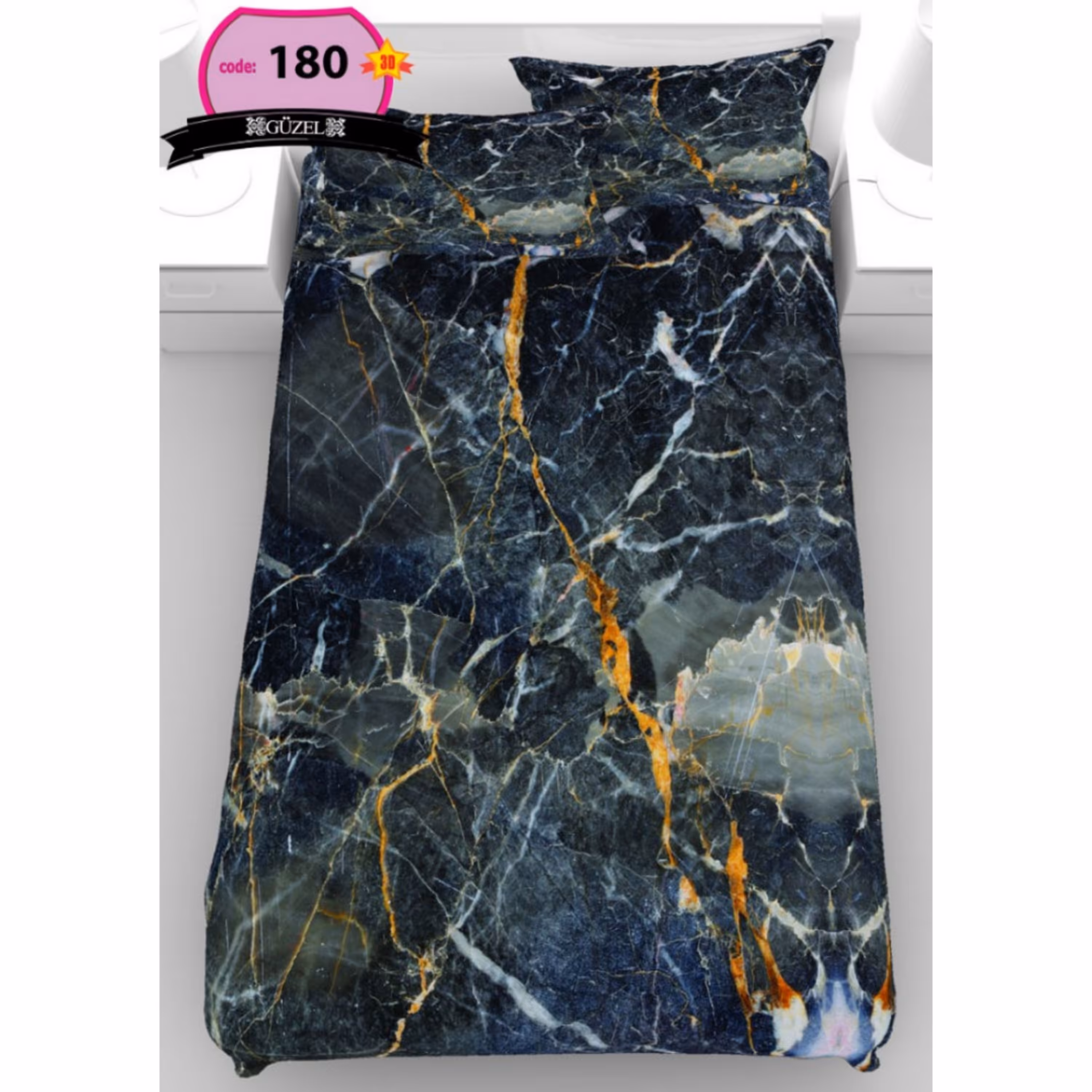 روتختی تک نفره سه بعدی برند گوزل -5 تکه -کد180