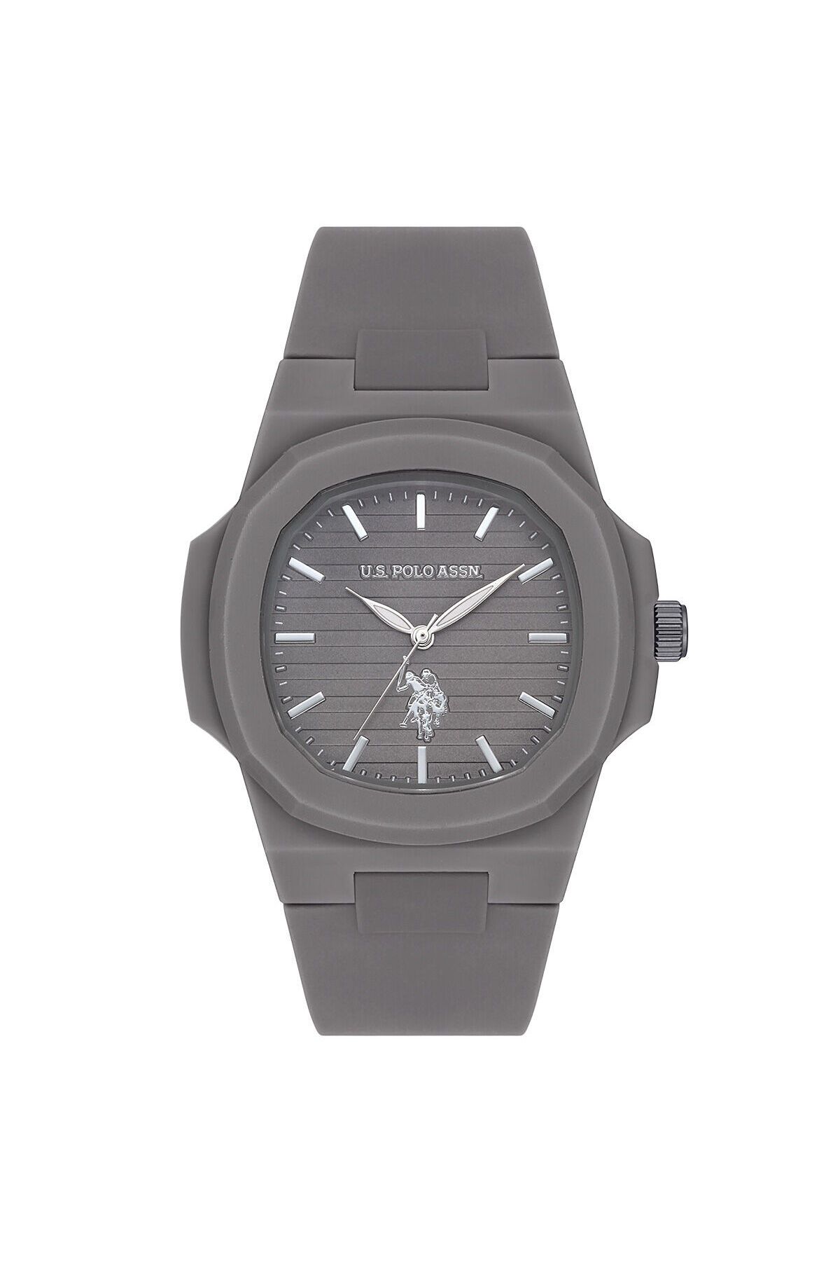 ساعت خاکستری مردانه مچی USPA1050 07 اورجینال US Polo Assn