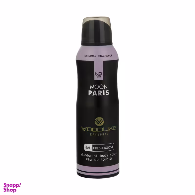 اسپری خوش بو کننده بدن زنانه وود لایک مدل Moon paris حجم 200 میلی‌‌ لیتر