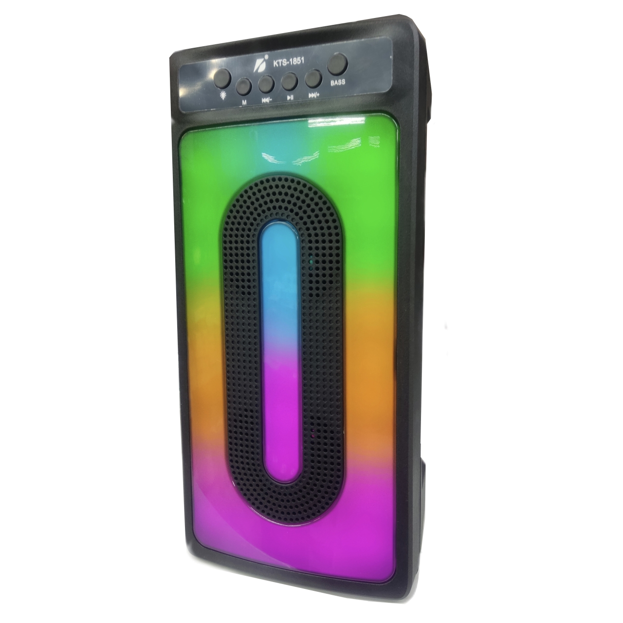 اسپیکر بلوتوثی قابل حمل مدل KTS-1851 با رقص نور RGB