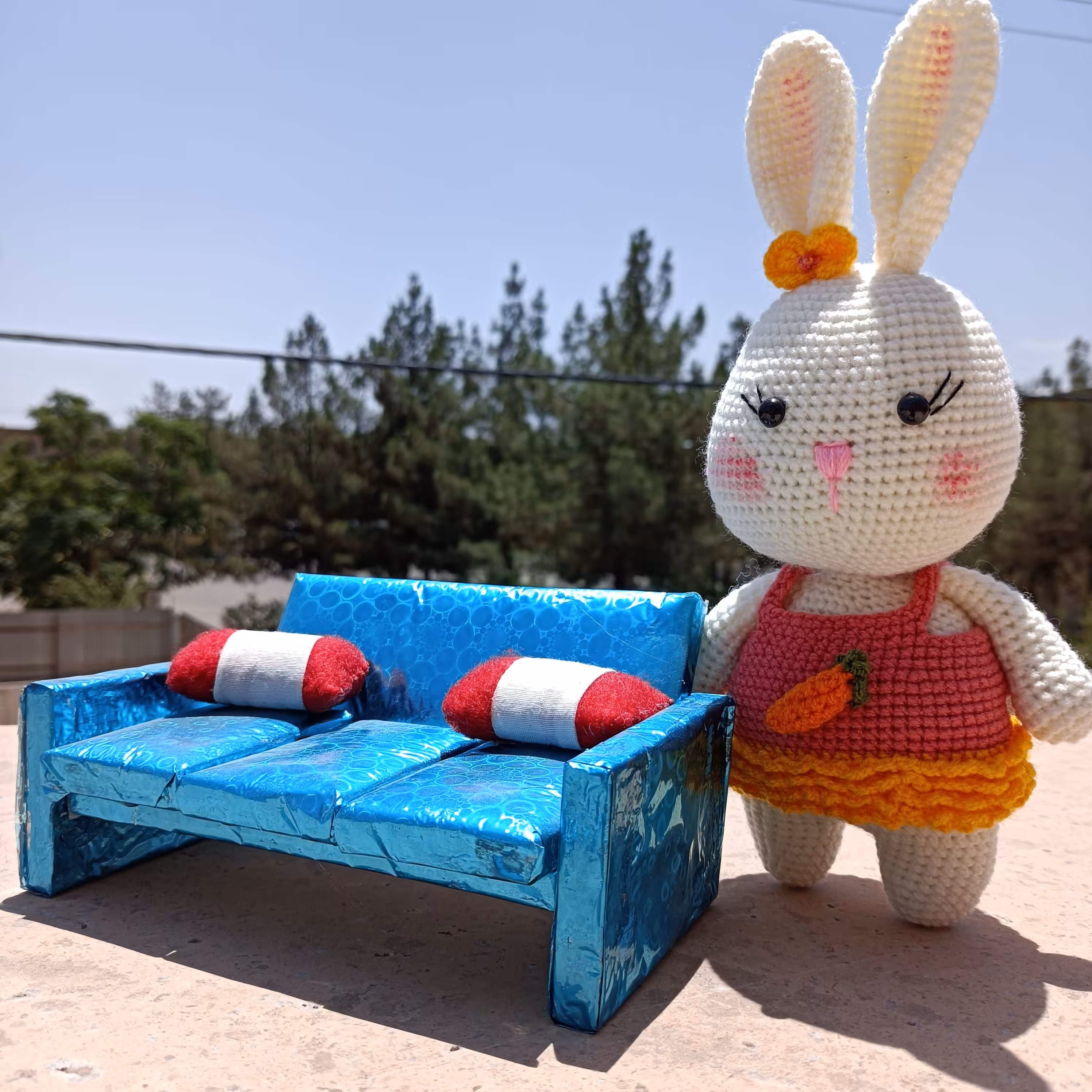 خرگوش تپلی دستباف