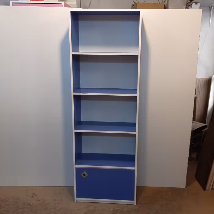 کتابخانه رنگی کمد دار 