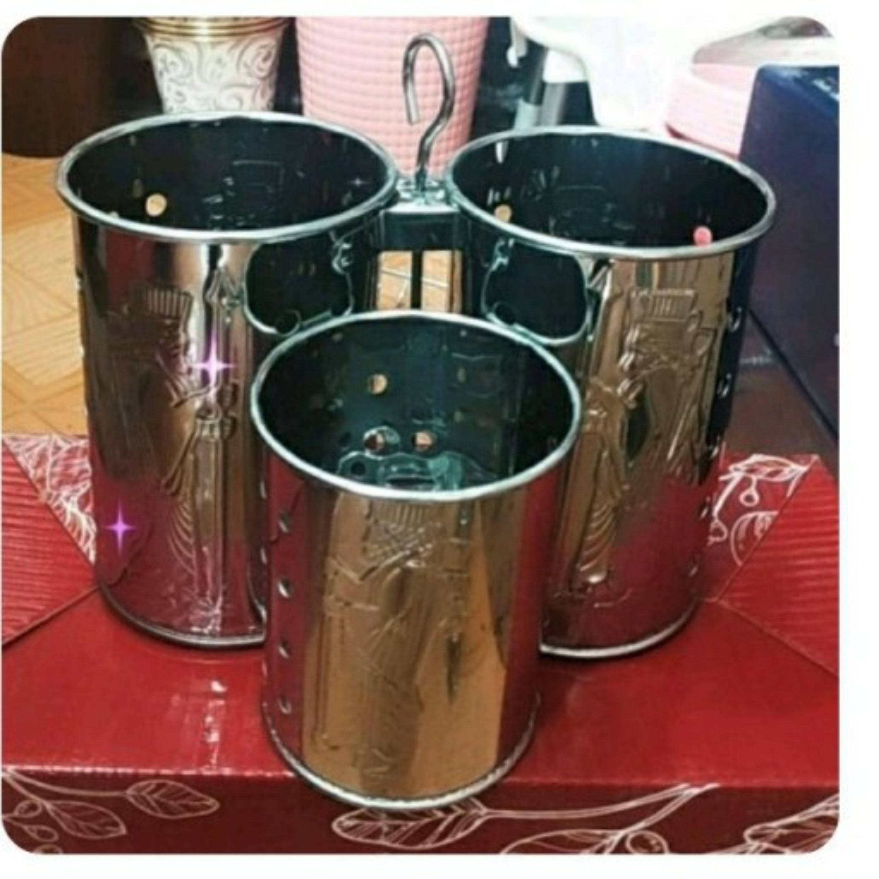 جا قاشق و چنگال استیل 3 قلو