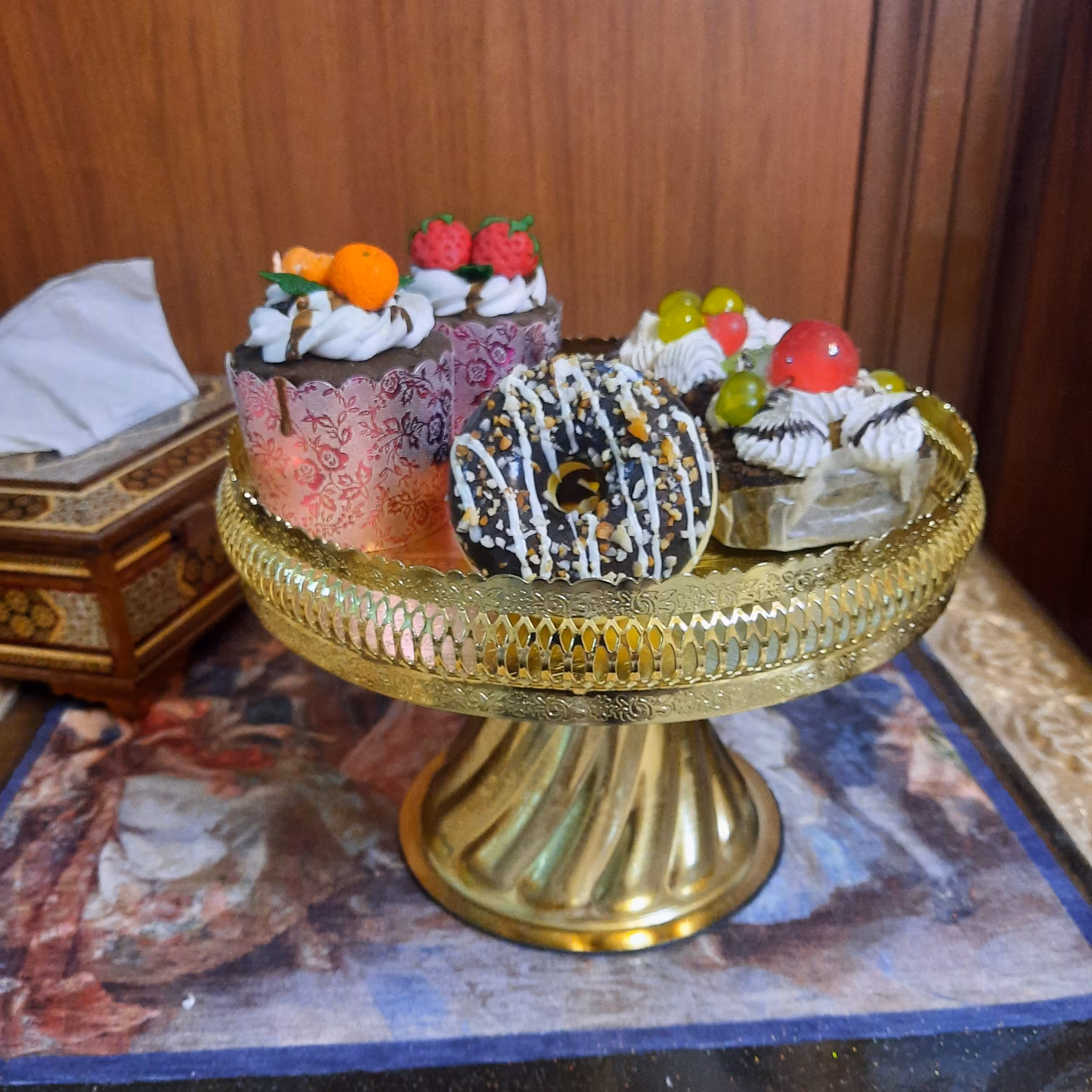 کاپ کیک طلایی مدل 1613 دیانا