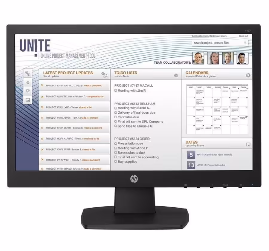 مانیتور 18.5 اینچ اچ پی مدل V197