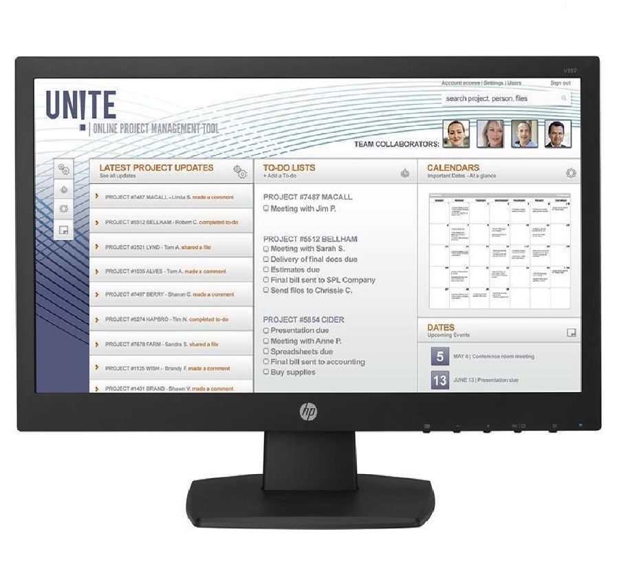 مانیتور 18.5 اینچ اچ پی مدل V197