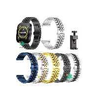 بند ساعت فلزی 5Rows مناسب Xiaomi Amazfit Bip 5