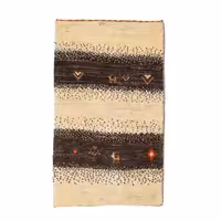  گبه دستباف نیم متری مدل درخشان کد 40101252