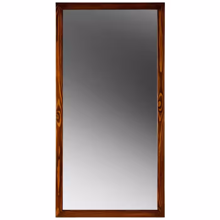 قاب آیینه چوبی (45x120) مدل 3 سانتی تخت گردویی