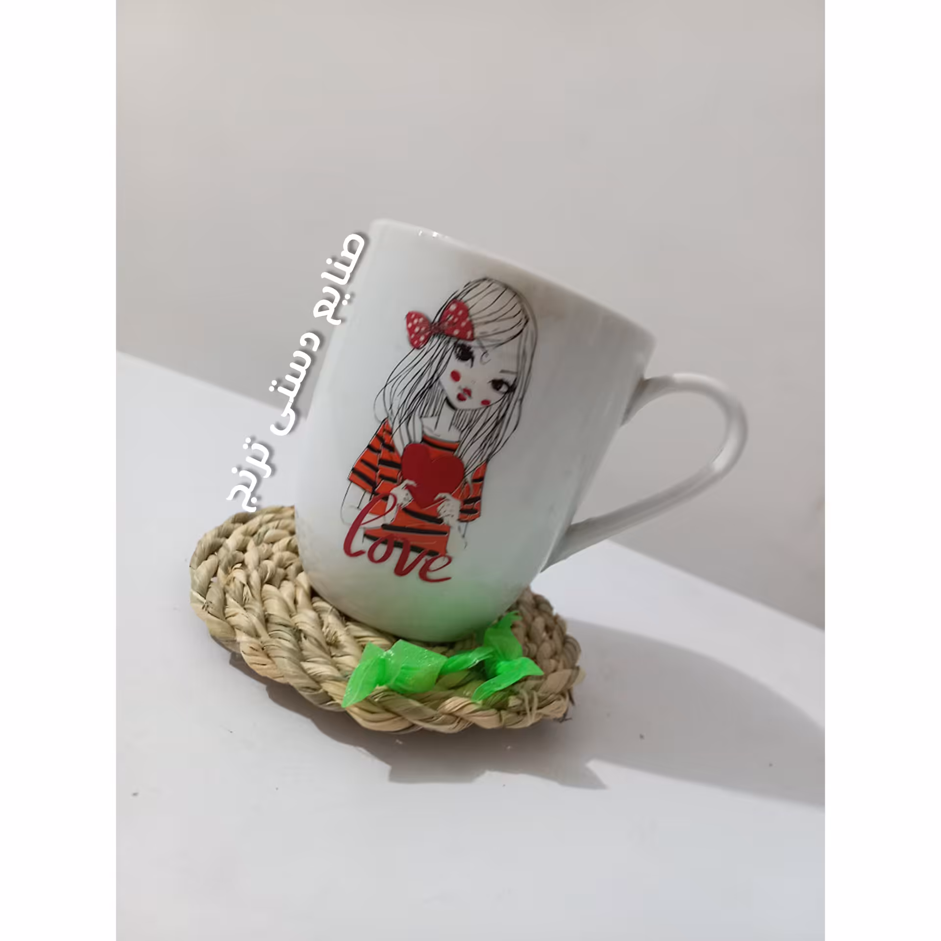 زیر لیوانی.زیرلیوانی حصیری.زیرلیوانی دوخت مخفی