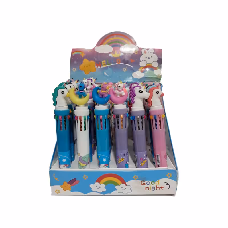 خودکار 10 رنگ فشاری