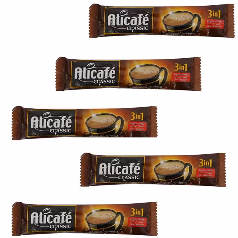 کافی میکس علی کافی کلاسیک 3 در1   5 عدد