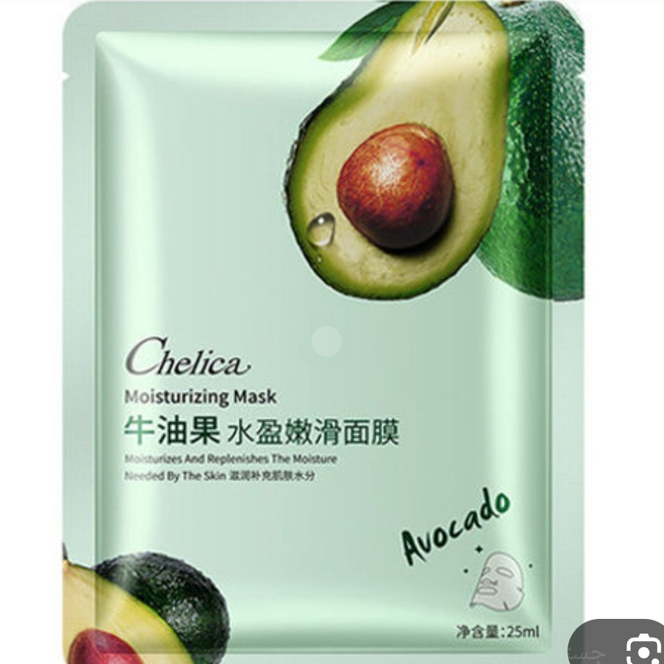 ماسک  ورقه ای  آووکادو چلیکا( آرایشی و بهداشتی تابان)