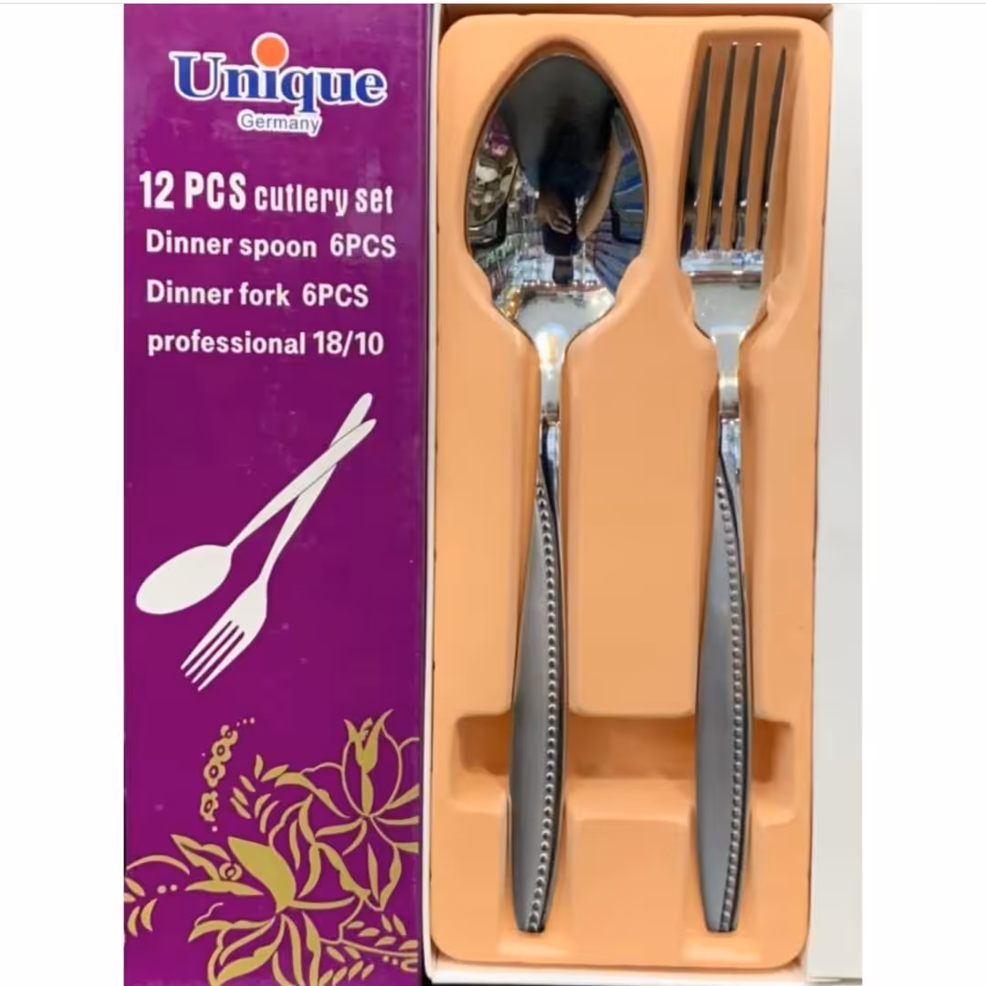 قاشق و چنگال اصل یونیک در 4 طرح 