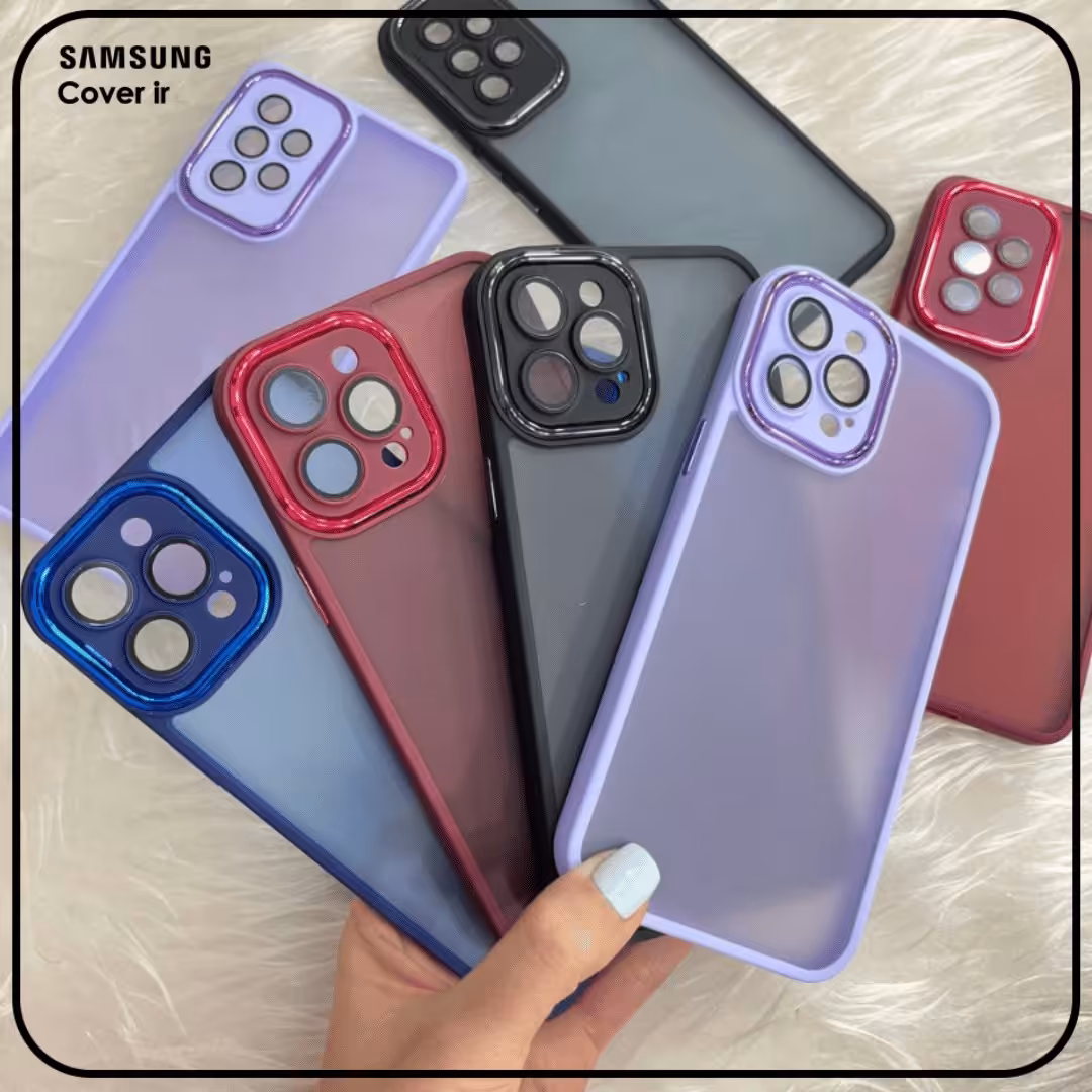 قاب گوشی پشت مات محافظ لنزدار