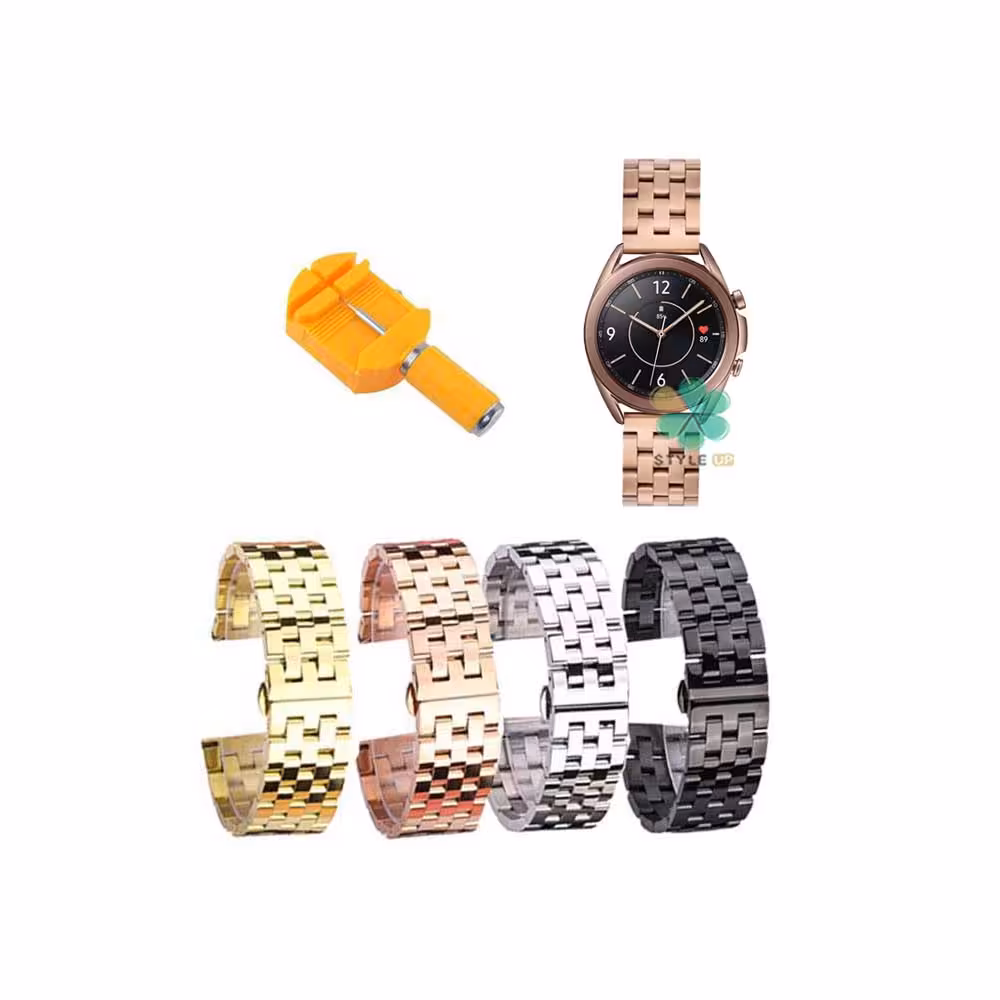 بند ساعت هوشمند سامسونگ Galaxy Watch 3 41mm استیل 5Bead
