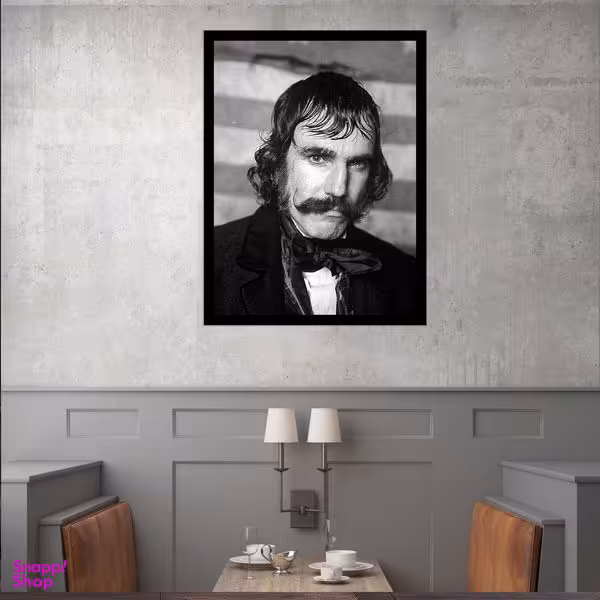 تابلو بکلیت طرح مشاهیر سینمای جهان دنیل دی لوئیس مدل قاب شاسی B-S9682