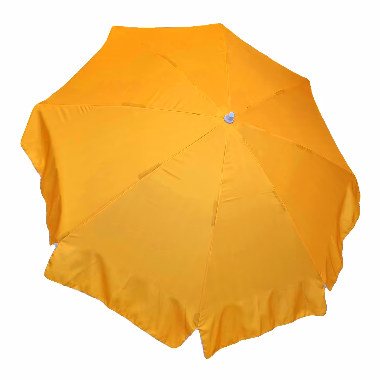 سایه بان قطر دو متر با پارچه نانو طرح ساده آب گریز رنگ زرد،مسافرتی