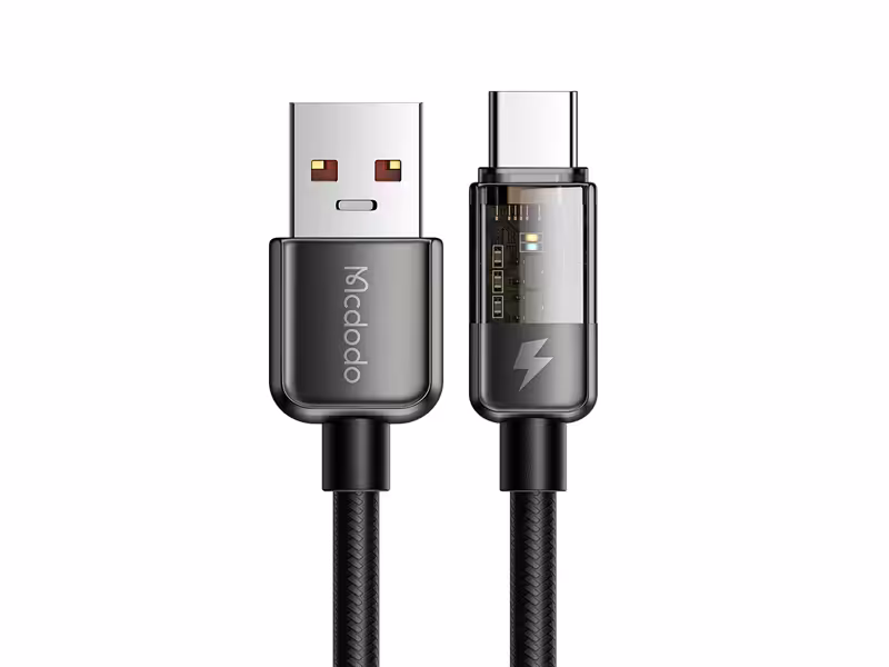 کابل هوشمند سوپر فست شارژ یو اس بی به تایپ سی 100 وات 1.8 متری مک دودو Macdodo CA-315 USB to Type-C Cable
