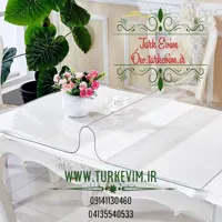 طلق رومیزی (120 در 210 سانت)شفاف 2میل محصول نیل ترکیه