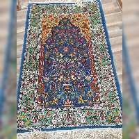 قالیچه دستبافت دست بافت طرح گلدونی 