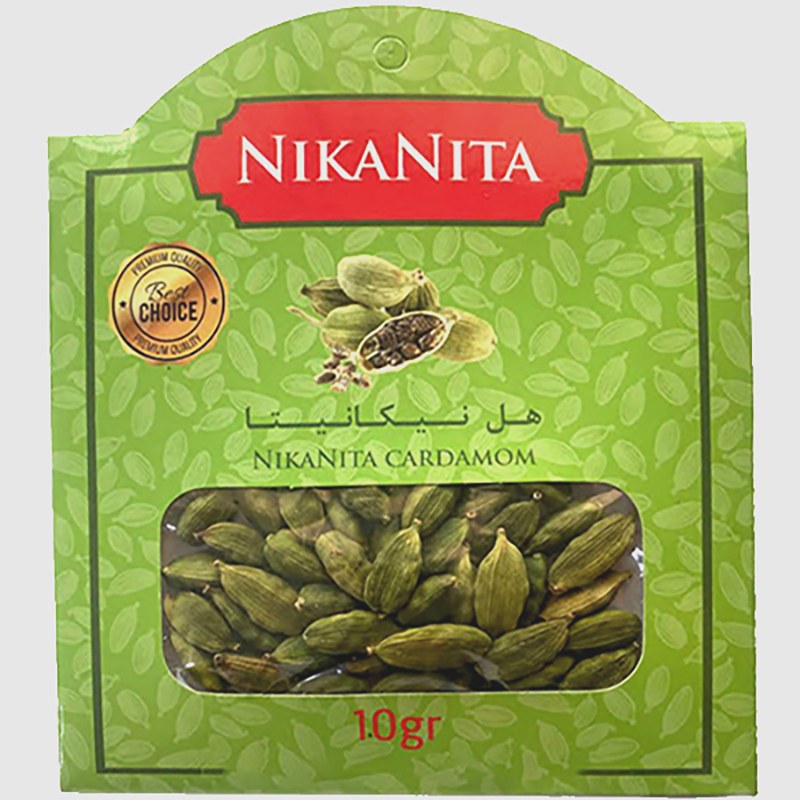 هل سبز درجه یک نیکا نیتا-10 گرم