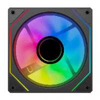 فن کیس گیمینگ مشکی اوست مدل AVI-120B ARGB