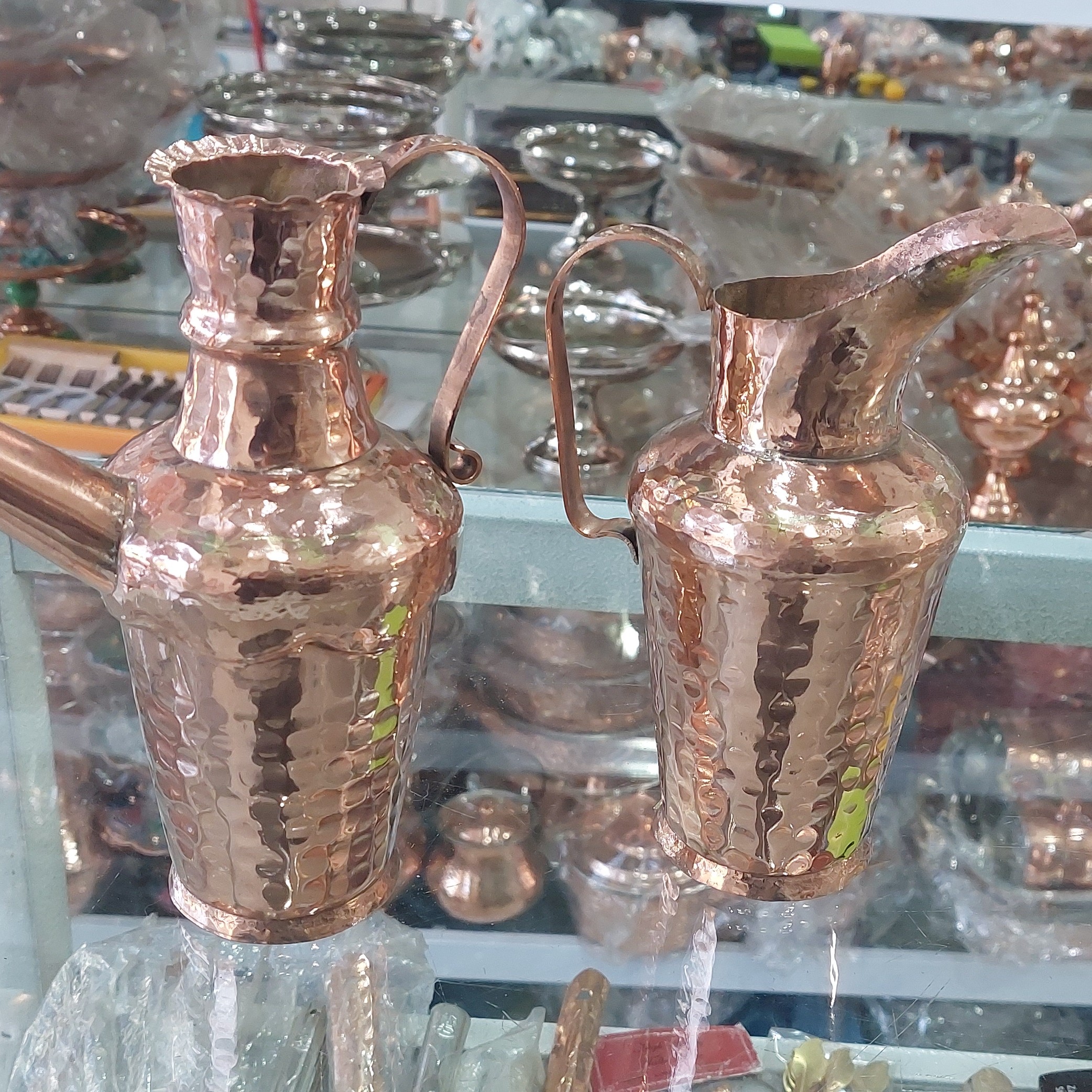 آفتابه و پارچ مسی دکوری