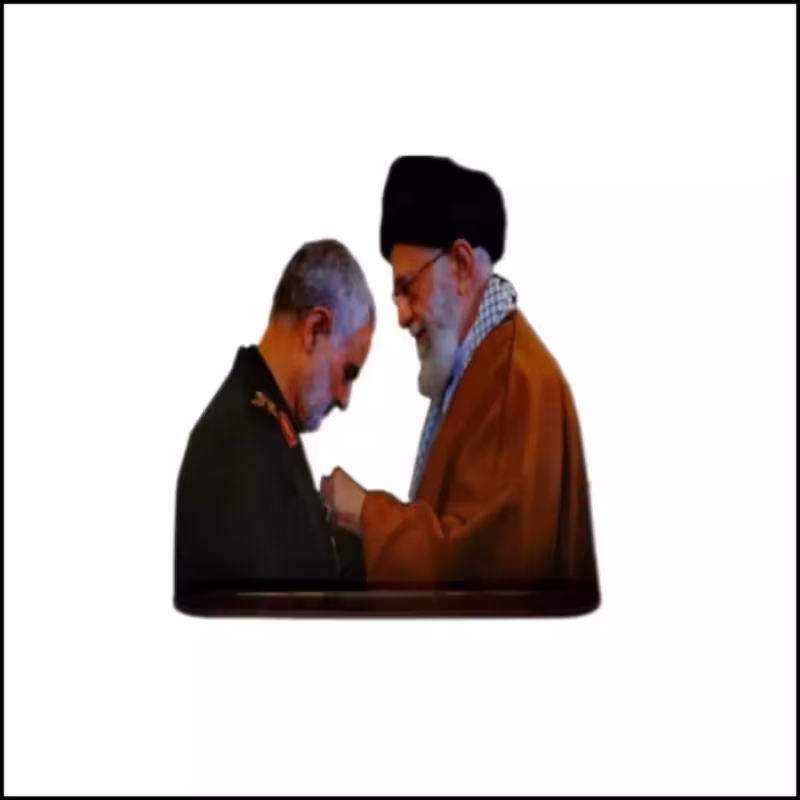 20700651-سردار و رهبری نصب مدال-استند متوسط رومیزی(13در13سانت)