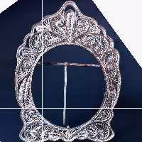 قاب عکس رومیزی نقره ملیله