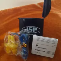  پک (10)ده عددی گوشی ایمنی واستخر. ایرپلاگ سیلیکونی بند دار jsp ساخت انگلستان با کاتالوگ .صداگیر.ایرپلاگ.( پک10تایی)