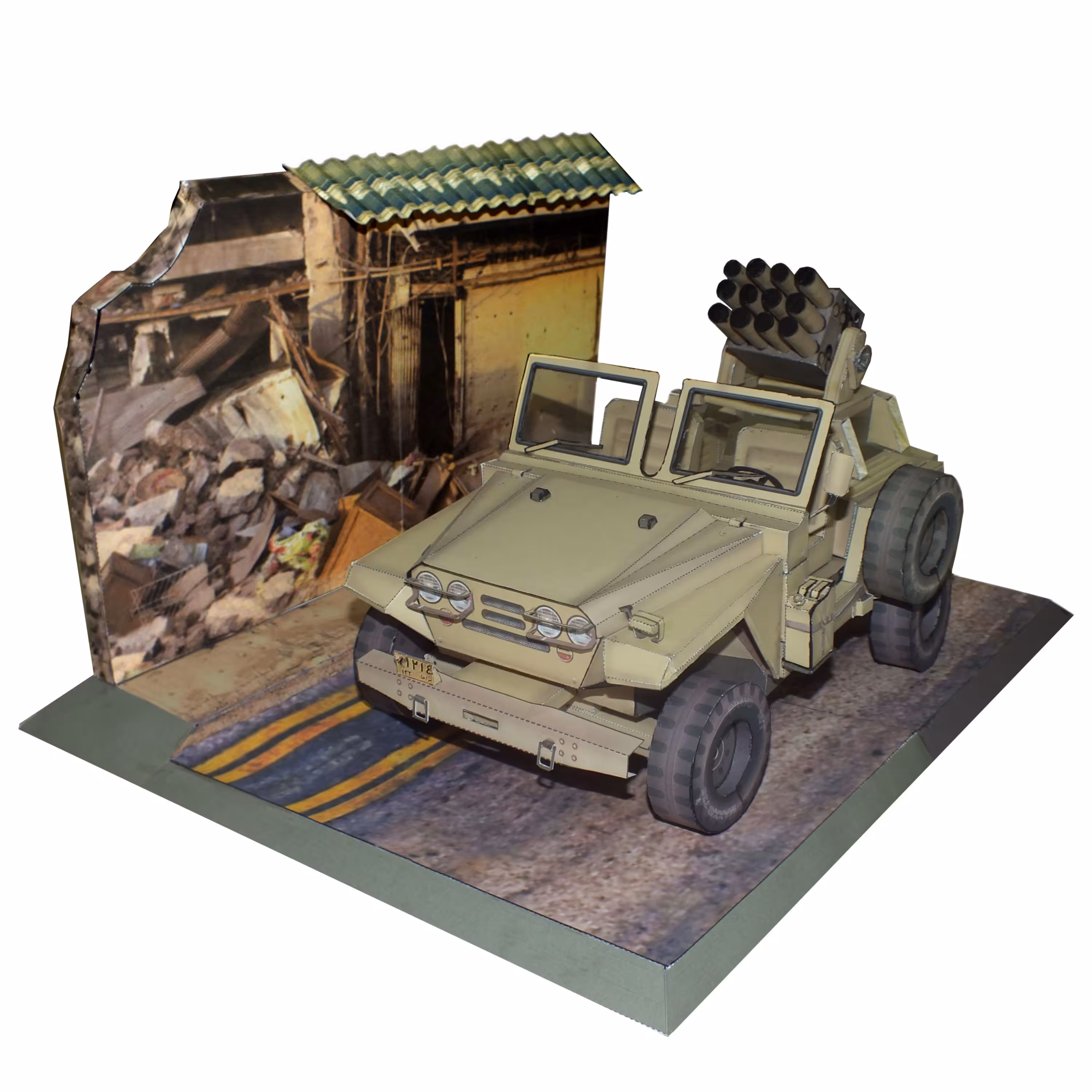 کیت ساخت ماکت  مقوایی خودروی سفیر