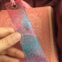 نشان کتاب چند رنگ رزینی