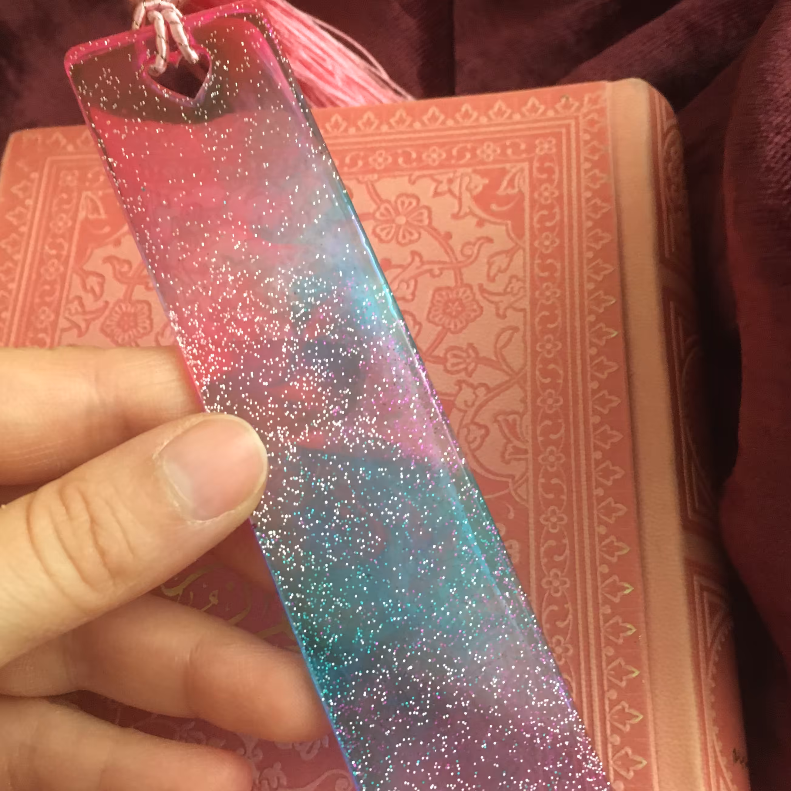 نشان کتاب چند رنگ رزینی