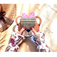 کالیمبا حفره دار  چوبی، خرس تدی طرح فانتزی ، مارک بلوط