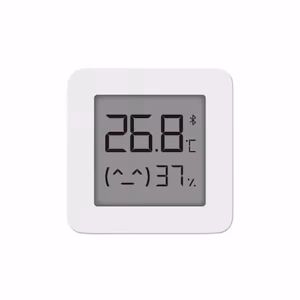 سنسور رطوبت و دما شیائومی MI TEMPERATURE AND HUMIDITY monitor 2 LYWSD03MMC خرید محصولات شیائومی