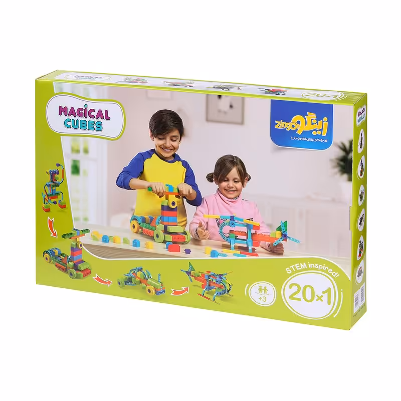 مکعب های جادویی 48 قطعه زینگو لیلیا