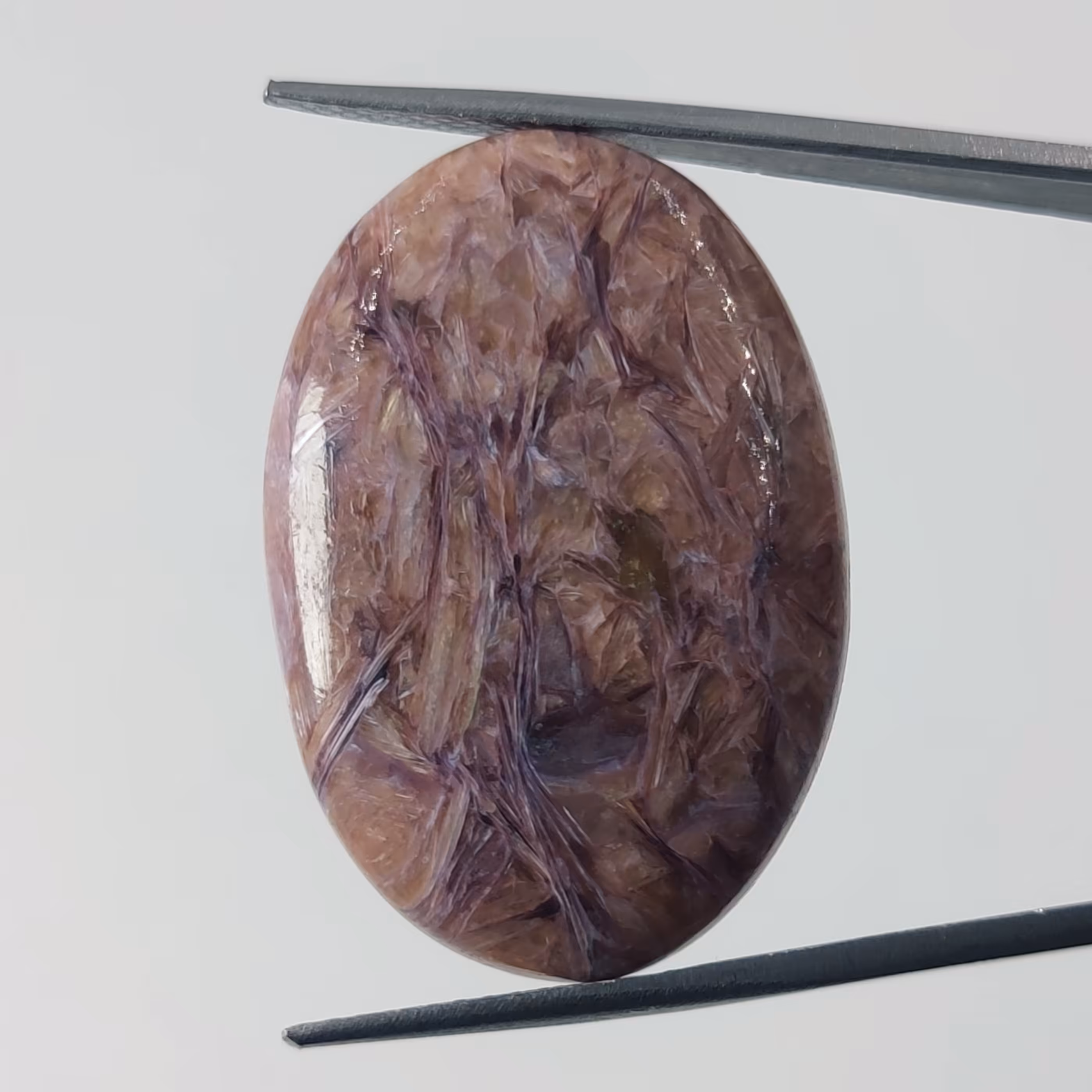 نگین سنگ چاروئیت معدنی کشور روسیه (کمیاب)  